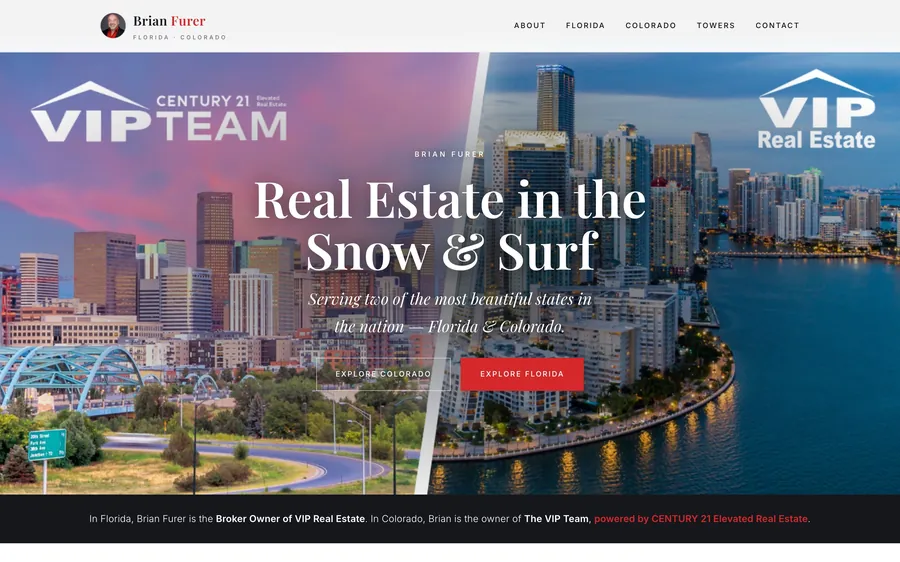Brian Furer real estate hub site