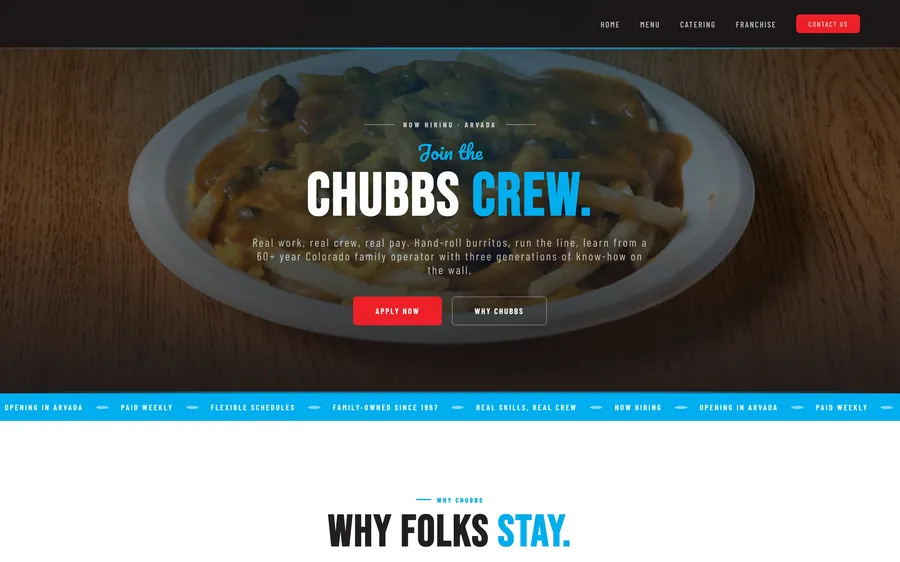 Chubbs careers page: Join the Chubbs crew, now hiring for Arvada